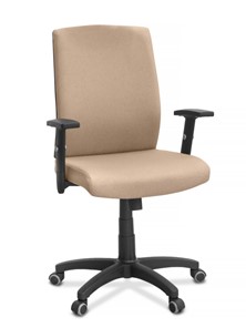 Кресло офисное Alfa A/MK/1D, ткань Bahama / бежевая в Саратове