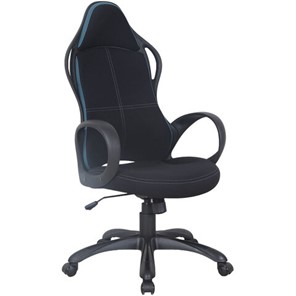 Компьютерное кресло Brabix Premium Force EX-516 (ткань, черное/вставки синие) 531572 в Саратове
