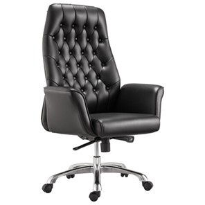 Офисное кресло BRABIX PREMIUM "Legacy EX-750", синхромеханизм, алюминий, экокожа, черное, 532492 в Энгельсе