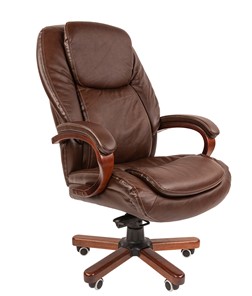 Офисное кресло CHAIRMAN 408, коричневый в Энгельсе