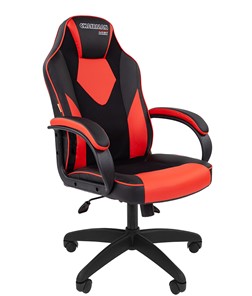 Кресло компьютерное CHAIRMAN GAME 17, цвет черный / красный в Энгельсе