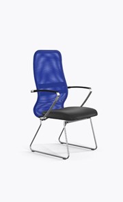 Офисное кресло Метта Ergolife Sit 8 B2-9K - X1+Extra (Синий-Черный) в Саратове