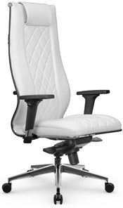 Кресло офисное МЕТТА L 1m 50M/2D Infinity Easy Clean мультиблок, нижняя часть 17839 белый в Энгельсе