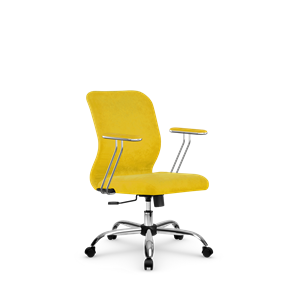 Офисное кресло SU-Mr-4/подл.078/осн.003 желтый в Саратове