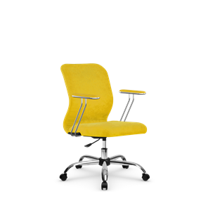 Офисное кресло SU-Mr-4/подл.078/осн.006 желтый в Саратове