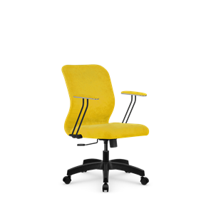 Кресло компьютерное SU-Mr-4/подл.079/осн.001 желтый в Саратове