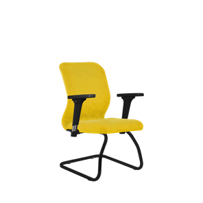 Офисное кресло SU-Mr-4/подл.200/осн.008 желтый в Саратове