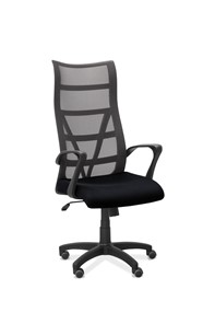 Офисное кресло для персонала Топ, сетка/ткань TW / черная/ серая в Саратове