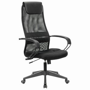 Компьютерное кресло Brabix Premium Stalker EX-608 PL (ткань-сетка/кожзам, черное) 532090 в Энгельсе