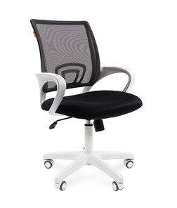 Кресло офисное CHAIRMAN 696 white, черный в Саратове