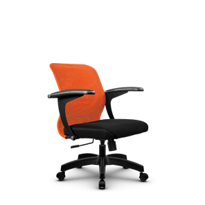Офисное кресло SU-M-4/подл.160/осн.001, Оранжевый/Черный в Саратове