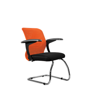 Офисный стул SU-M-4/подл.160/осн.007, Оранжевый/Черный в Энгельсе