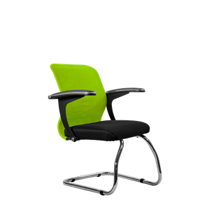 Офисный стул Метта SU-M-4/подл.160/осн.007, Зеленый/Черный в Саратове
