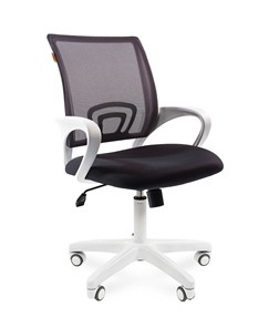 Офисное кресло CHAIRMAN 696 white, tw12-tw04 серый в Саратове