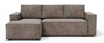 Угловой диван с оттоманкой Лофт 263х159х93 (НПБ/Тик-так) в Саратове