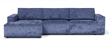 Угловой диван с оттоманкой Лофт 357х159х93 (Ремни/Тик-так) в Саратове