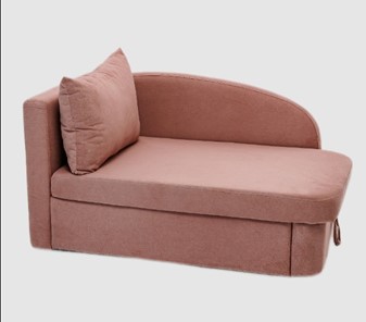 Мягкий диван левый Тедди розовый в Саратове