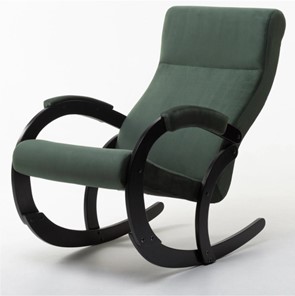 Кресло-качалка Корсика, ткань Amigo Green 34-Т-AG в Балаково