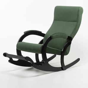 Кресло-качалка в гостиную Марсель, ткань Amigo Green 33-Т-AG в Энгельсе