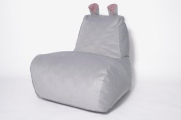 Кресло-мешок Бегемот серый в Саратове