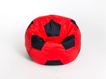 Кресло-мешок Мяч большой, красно-черный в Саратове
