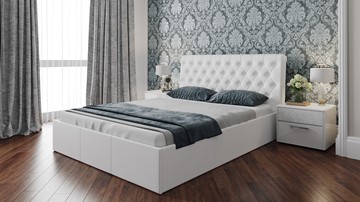 Кровать 2-спальная Скарлет (Белая) в Саратове