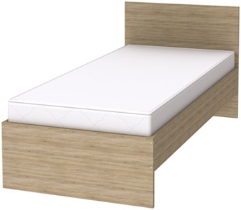 Спальная кровать K09 с основанием, цвет Дуб Сонома в Энгельсе