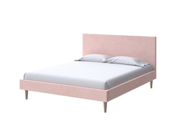 Кровать спальная Claro 160х200, Велюр (Ultra Розовый мусс) в Саратове