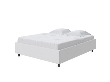 Спальная кровать Como (Veda) Base 1 140x200, Экокожа (Белый) в Саратове