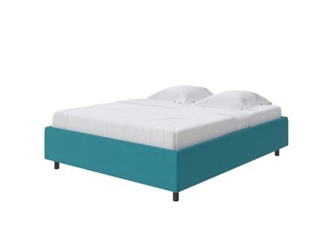 Кровать в спальню Como (Veda) Base 1 140x200, Велюр (Forest 562 Голубой) в Саратове