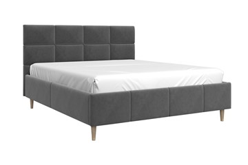 Спальная кровать Ханна 160х200 (Холодный Серый) с основанием в Саратове