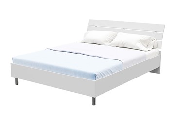 Двуспальная кровать Rest 1, 180х200, ЛДСП (Белый) в Саратове