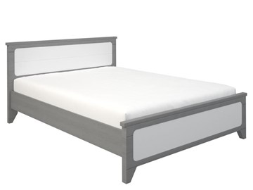 2-спальная кровать Боринское Соня 1400, Серый/Белый в Саратове