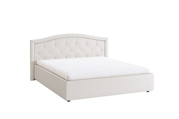 Кровать спальная Верона 1,6 белый (экокожа) в Саратове