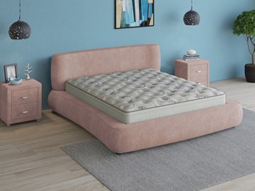 Кровать 2-х спальная Zephyr 180х200, (Велсофт Винтажный розовый) в Саратове