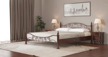 Спальная кровать СВ-Стиль Барон 160*200 с основанием в Балаково