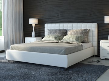 Спальная кровать Орматек Corso-3 160х200, Экокожа (Белый) в Саратове