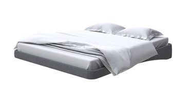 Парящая кровать 160х200, Рогожка (Savana Grey) в Саратове