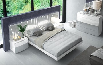Спальная кровать 606 VANESSA со светодиодной подсветкой (160х200) в Энгельсе