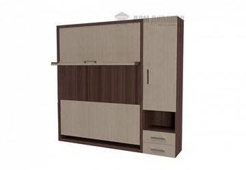 Кровать подъемная Smart (К 1400+ШП), шкаф правый в Саратове