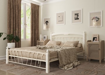 Спальная кровать Муза 1, 1400, белый в Саратове