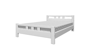 Спальная кровать Вероника-2 (Белый Античный) 90х200 в Саратове