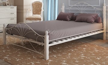 Кровать Фортуна 1, 1600, белый/белый в Энгельсе