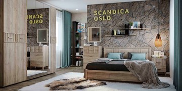 Спальный гарнитур SCANDICA OSLO №1 в Саратове