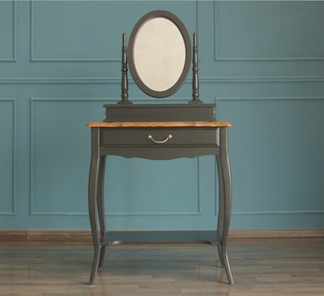 Стол туалетный Leontina с зеркалом (ST9321BLK) Черный в Саратове