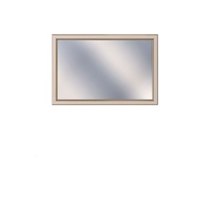 Зеркало настенное Сиена, Бодега белый / патина золото, 92х52 в Энгельсе