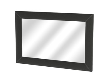 Навесное зеркало OrmaSoft 2, экокожа черная в Саратове