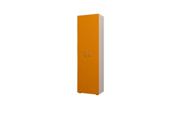 Двухдверный детский шкаф 600 ДО Млечный дуб, Оранжевый в Саратове