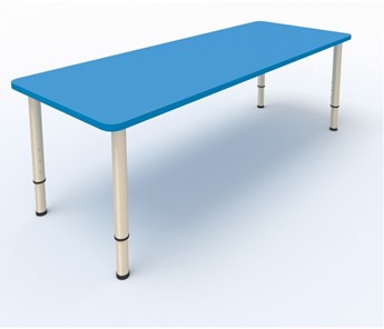 Стол детский 2-местный  (по одну сторону столешн.) СДО-2 (0-3) синий в Саратове
