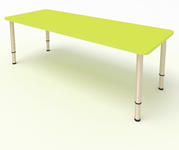 Стол для детей 2-местный  (по одну сторону столешн.) СДО-2 (0-3) желтый (МДФ) в Энгельсе